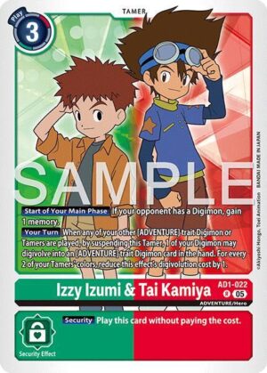 Izzy Izumi & Tai Kamiya - AD1-022: Advanced Booster Digimon Generation