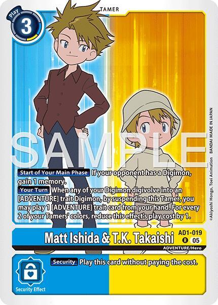 Matt Ishida & T.K. Takaishi - AD1-019: Advanced Booster Digimon Generation