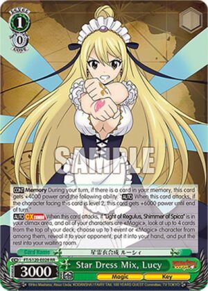 Star Dress Mix, Lucy - FT/S120-E028 RR: FAIRY TAIL 100 YEARS QUEST