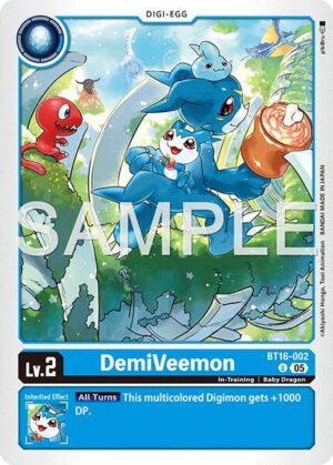 DemiVeemon - BT16-002 (Reprint) - BT16-002 U: Advanced Booster Digimon Generation