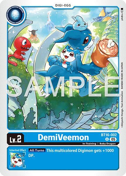 DemiVeemon - BT16-002 (Reprint) - BT16-002 U: Advanced Booster Digimon Generation
