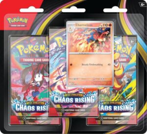 Chaos Rising 3-Pack Blister [Charmeleon]: ME04: Chaos Rising