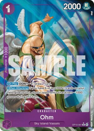 Ohm (Alternate Art) - OP15-061: Adventure on Kami's Island