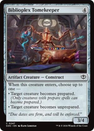 Biblioplex Tomekeeper - 247: Secrets of Strixhaven