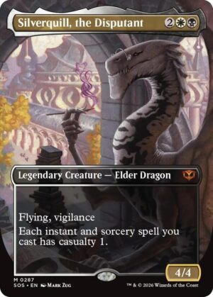 Silverquill, the Disputant (Borderless) - 287: Secrets of Strixhaven