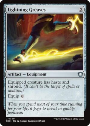 Lightning Greaves - 350: Commander: Secrets of Strixhaven