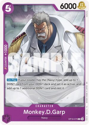 Monkey.D.Garp - OP16-075: The Time of Battle