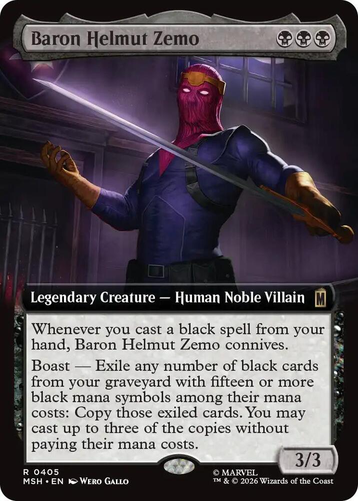 Baron Helmut Zemo (Extended Art) - 405: Marvel Super Heroes