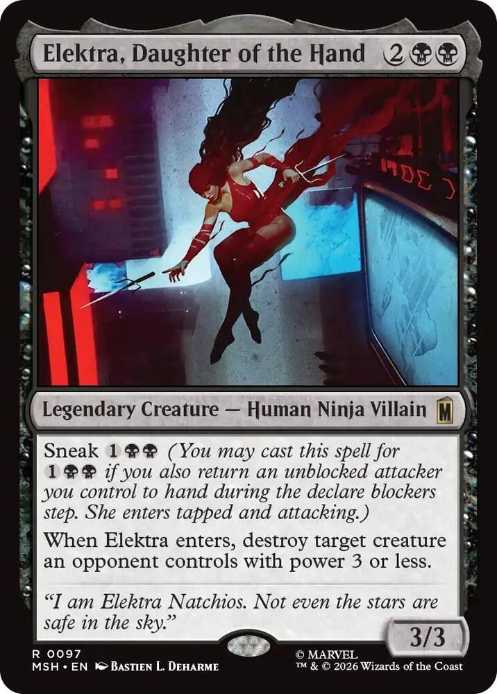 Elektra, Daughter of the Hand - 97: Marvel Super Heroes