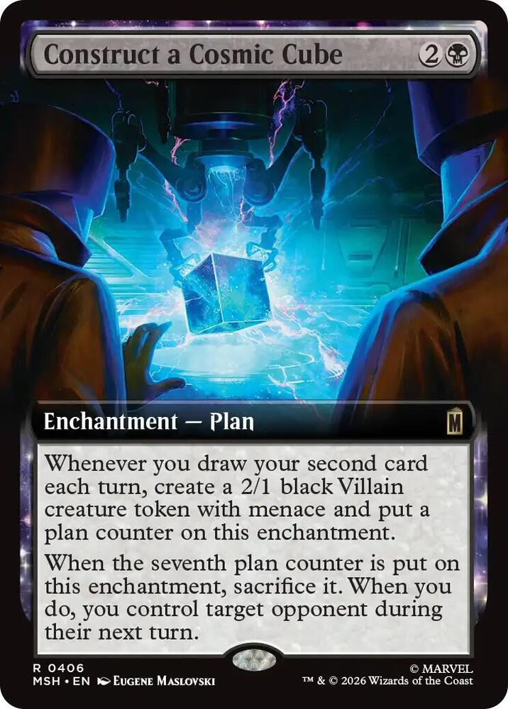 Construct a Cosmic Cube (Extended Art) - 406: Marvel Super Heroes
