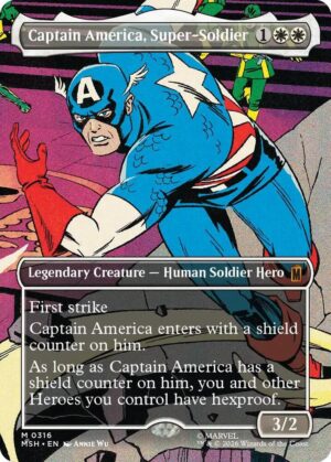 Captain America, Super-Soldier (Borderless) (0316) - 316: Marvel Super Heroes