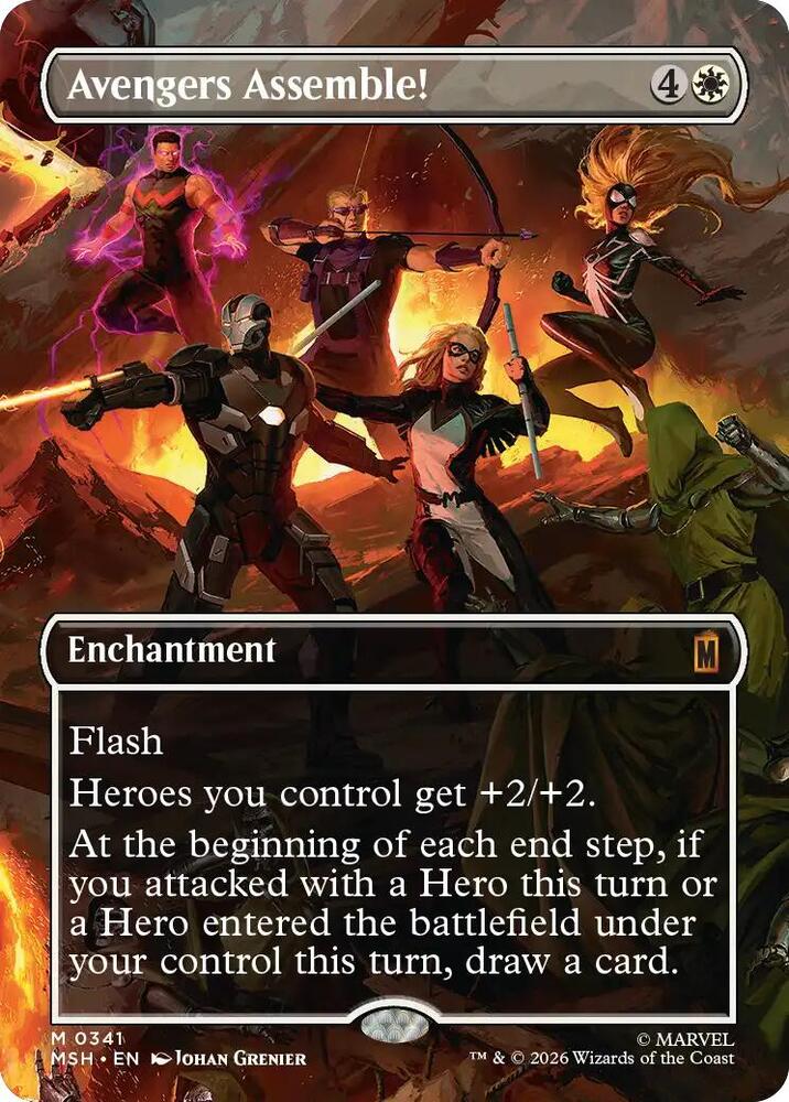 Avengers Assemble! (Borderless) (0341) - 341: Marvel Super Heroes