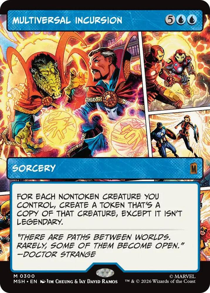 Multiversal Incursion (Borderless) - 300: Marvel Super Heroes