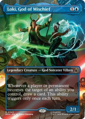 Loki, God of Mischief (Borderless) - 343: Marvel Super Heroes
