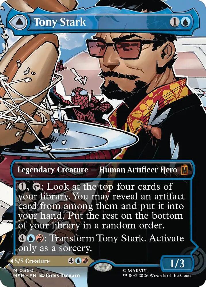 Tony Stark (Borderless) (0350) - 350: Marvel Super Heroes