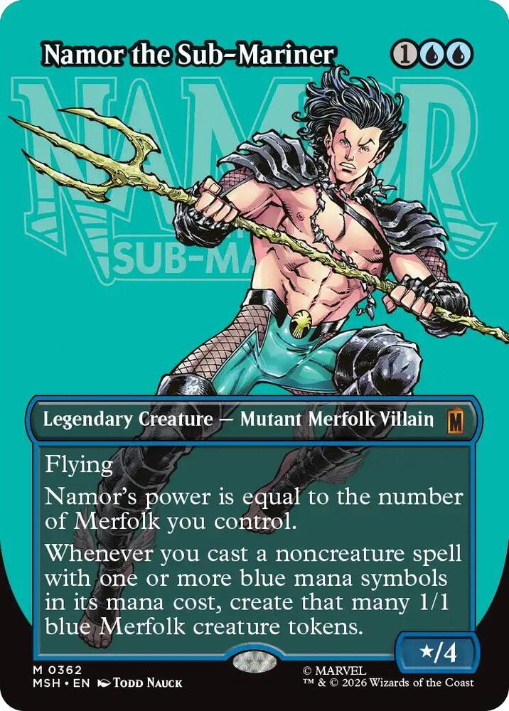 Namor the Sub-Mariner (Borderless) (362) - 362: Marvel Super Heroes