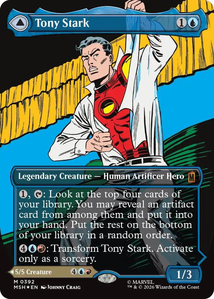 Tony Stark (Borderless) (0392) - 392: Marvel Super Heroes