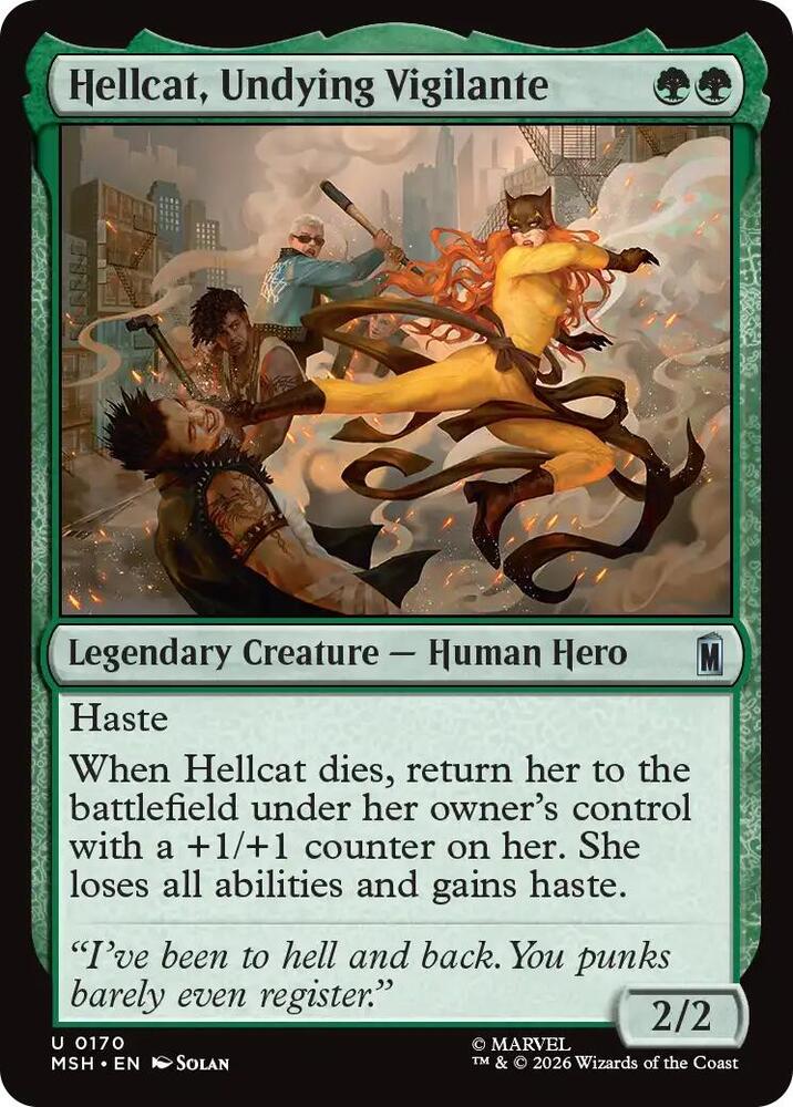 Hellcat, Undying Vigilante - 170: Marvel Super Heroes