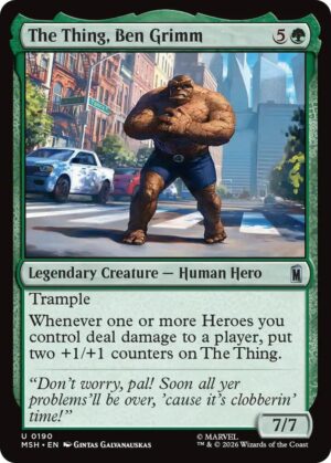 The Thing, Ben Grimm - 190: Marvel Super Heroes