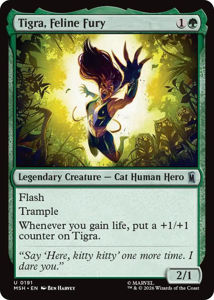 Tigra, Feline Fury - 191: Marvel Super Heroes