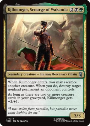 Killmonger, Scourge of Wakanda - 218: Marvel Super Heroes
