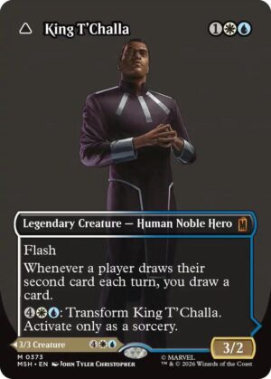 King T'Challa (Borderless) (0373) - 373: Marvel Super Heroes
