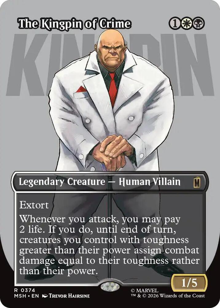 The Kingpin of Crime (Borderless) (0374) - 374: Marvel Super Heroes