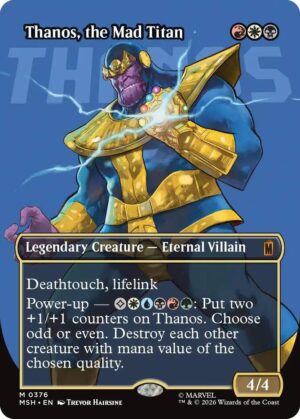 Thanos, the Mad Titan (Borderless) (0367) - 376: Marvel Super Heroes