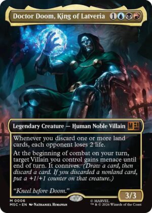 Doctor Doom, King of Latveria (Borderless) - 6: Commander: Marvel Super Heroes