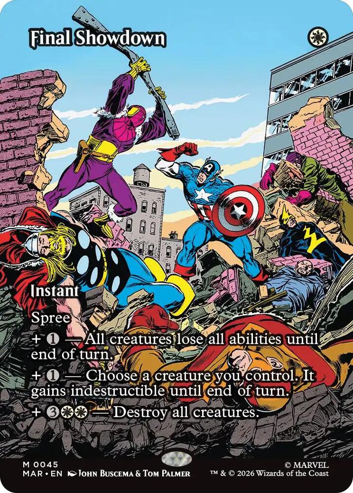 Final Showdown (Borderless) - 45: Marvel Universe Eternal-Legal