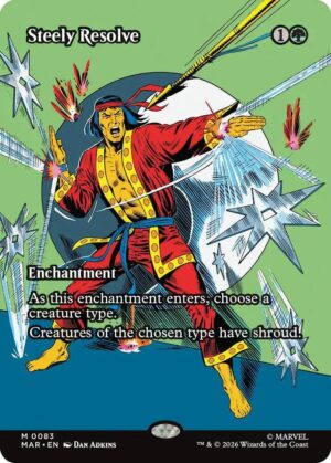 Steely Resolve (Borderless) - 83: Marvel Universe Eternal-Legal