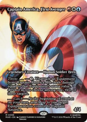 Captain America, First Avenger (Borderless) - 88: Marvel Universe Eternal-Legal