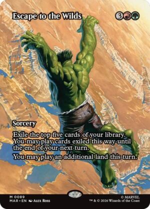 Escape to the Wilds (Borderless) - 89: Marvel Universe Eternal-Legal