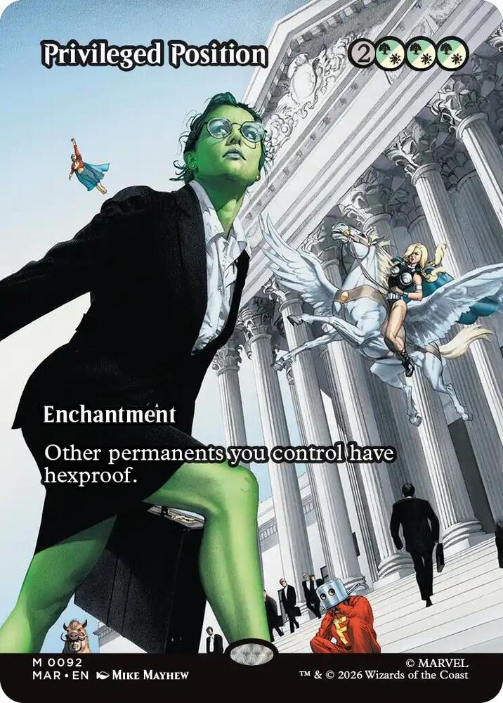 Privileged Position (Borderless) - 92: Marvel Universe Eternal-Legal