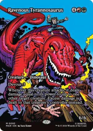 Ravenous Tyrannosaurus (Borderless) - 93: Marvel Universe Eternal-Legal