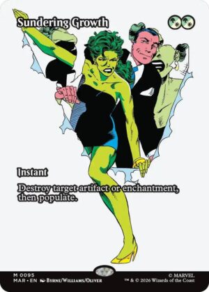 Sundering Growth (Borderless) - 95: Marvel Universe Eternal-Legal