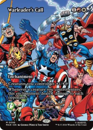 Warleader's Call (Borderless) - 96: Marvel Universe Eternal-Legal