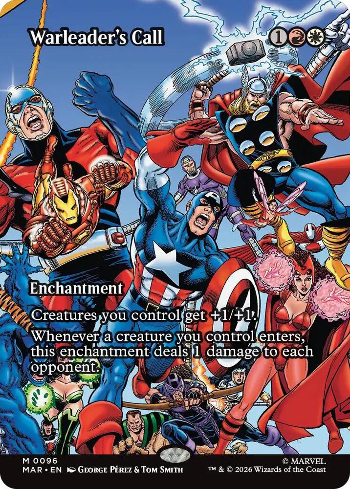 Warleader's Call (Borderless) - 96: Marvel Universe Eternal-Legal