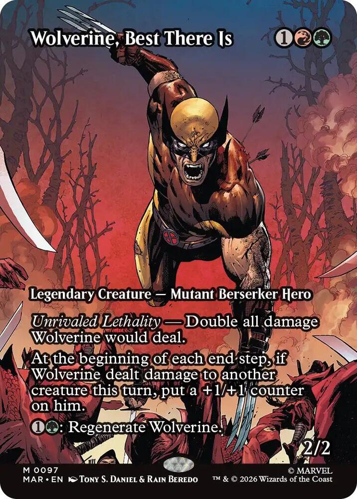 Wolverine, Best There Is (Borderless) - 97: Marvel Universe Eternal-Legal