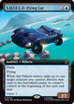 S.H.I.E.L.D. Flying Car (Extended Art) - 404: Marvel Super Heroes