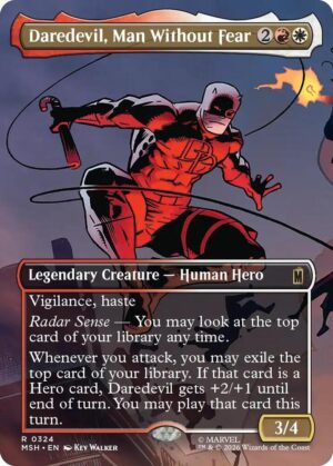 Daredevil, Man Without Fear (Borderless) (0324) - 324: Marvel Super Heroes