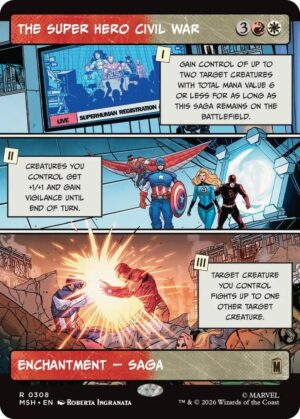 The Super Hero Civil War (Borderless) - 308: Marvel Super Heroes