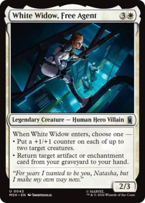 White Widow, Free Agent - 42: Marvel Super Heroes