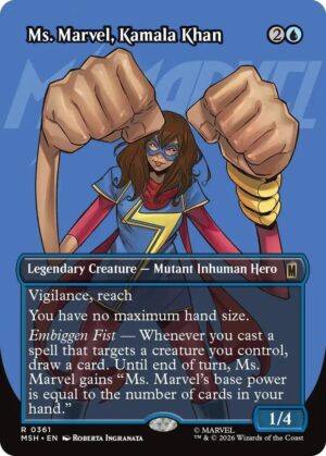 Ms. Marvel, Kamala Khan (Borderless) - 361: Marvel Super Heroes