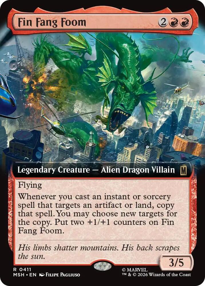 Fin Fang Foom (Extended Art) - 411: Marvel Super Heroes
