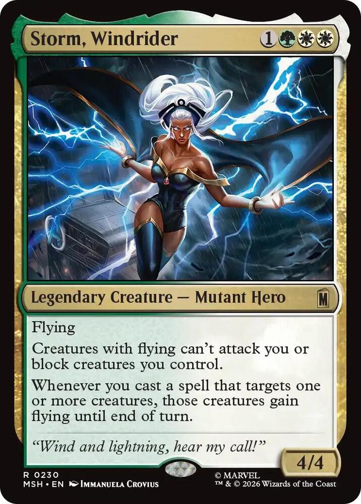 Storm, Windrider - 230: Marvel Super Heroes