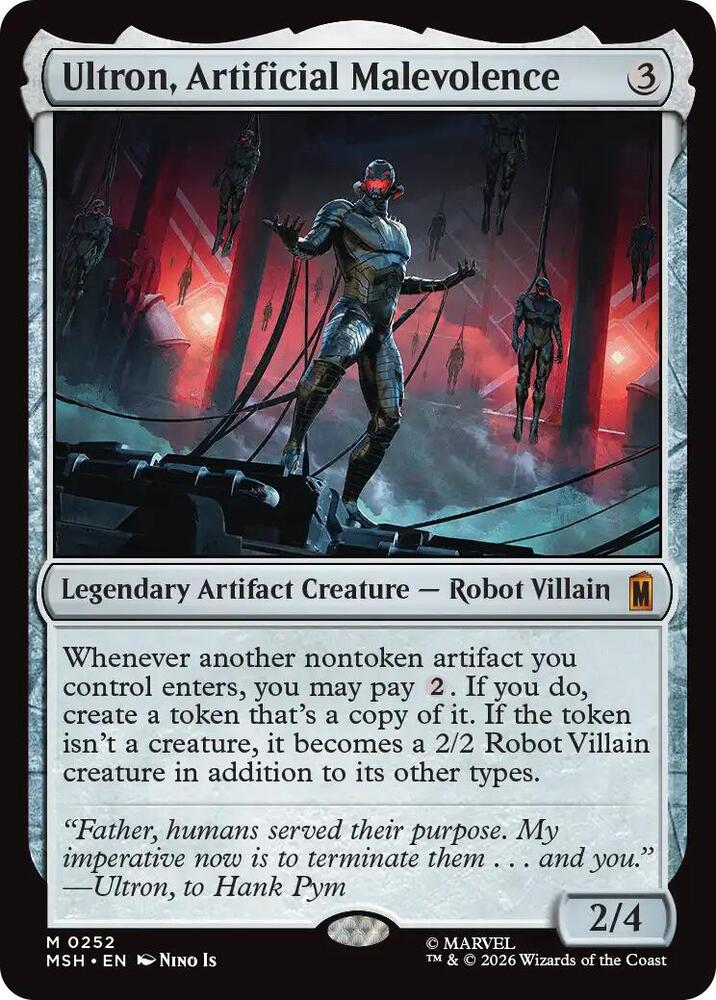Ultron, Artificial Malevolence - 252: Marvel Super Heroes