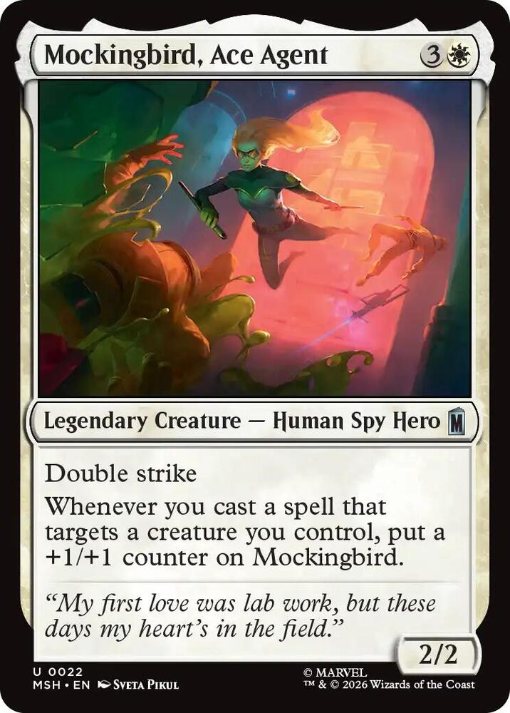 Mockingbird, Ace Agent - 22: Marvel Super Heroes