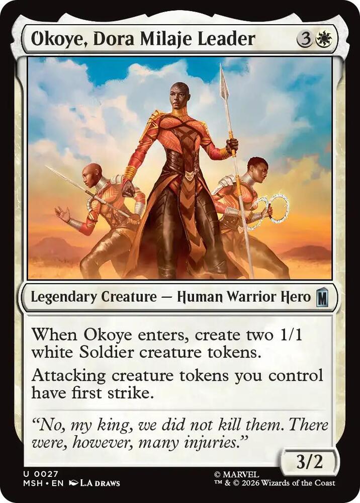 Okoye, Dora Milaje Leader - 27: Marvel Super Heroes