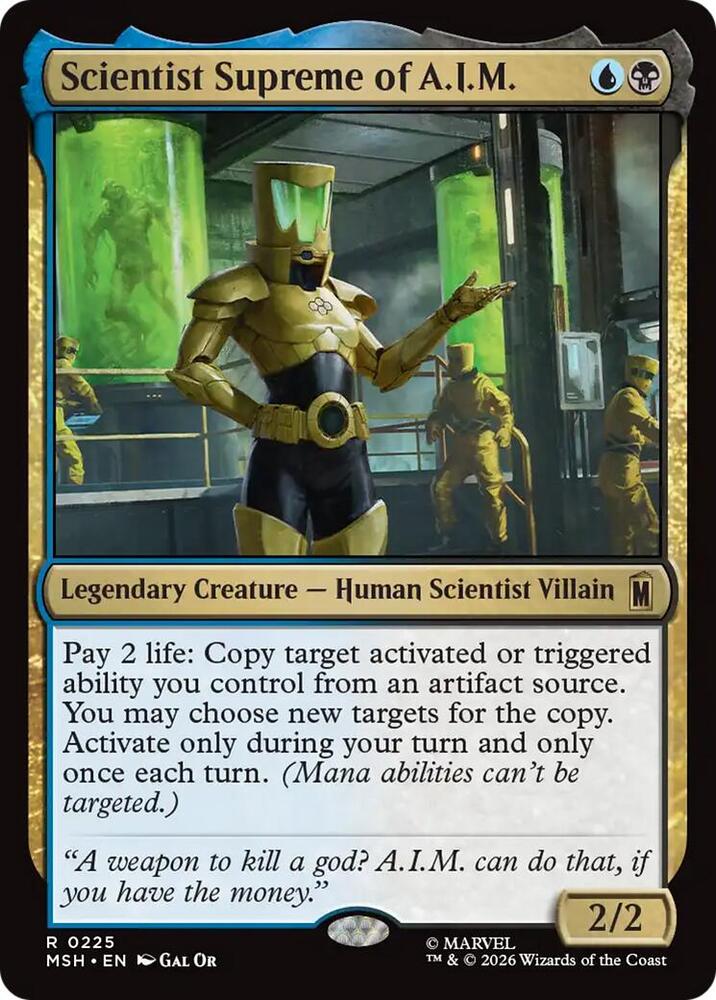 Scientist Supreme of A.I.M. - 225: Marvel Super Heroes